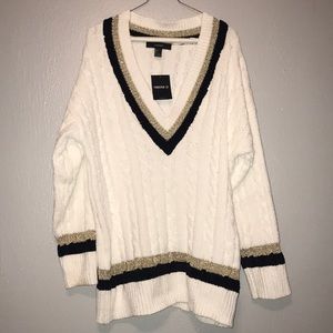 Forever 21 Oversized Varsity style sweater
